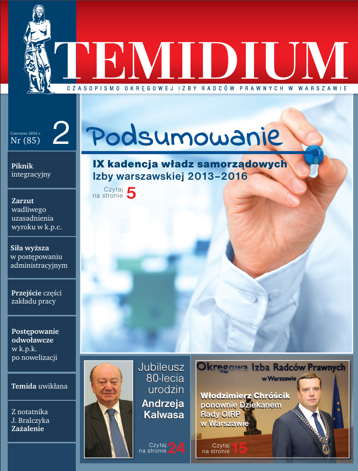 Czerwiec 2016 Nr 2 (85)